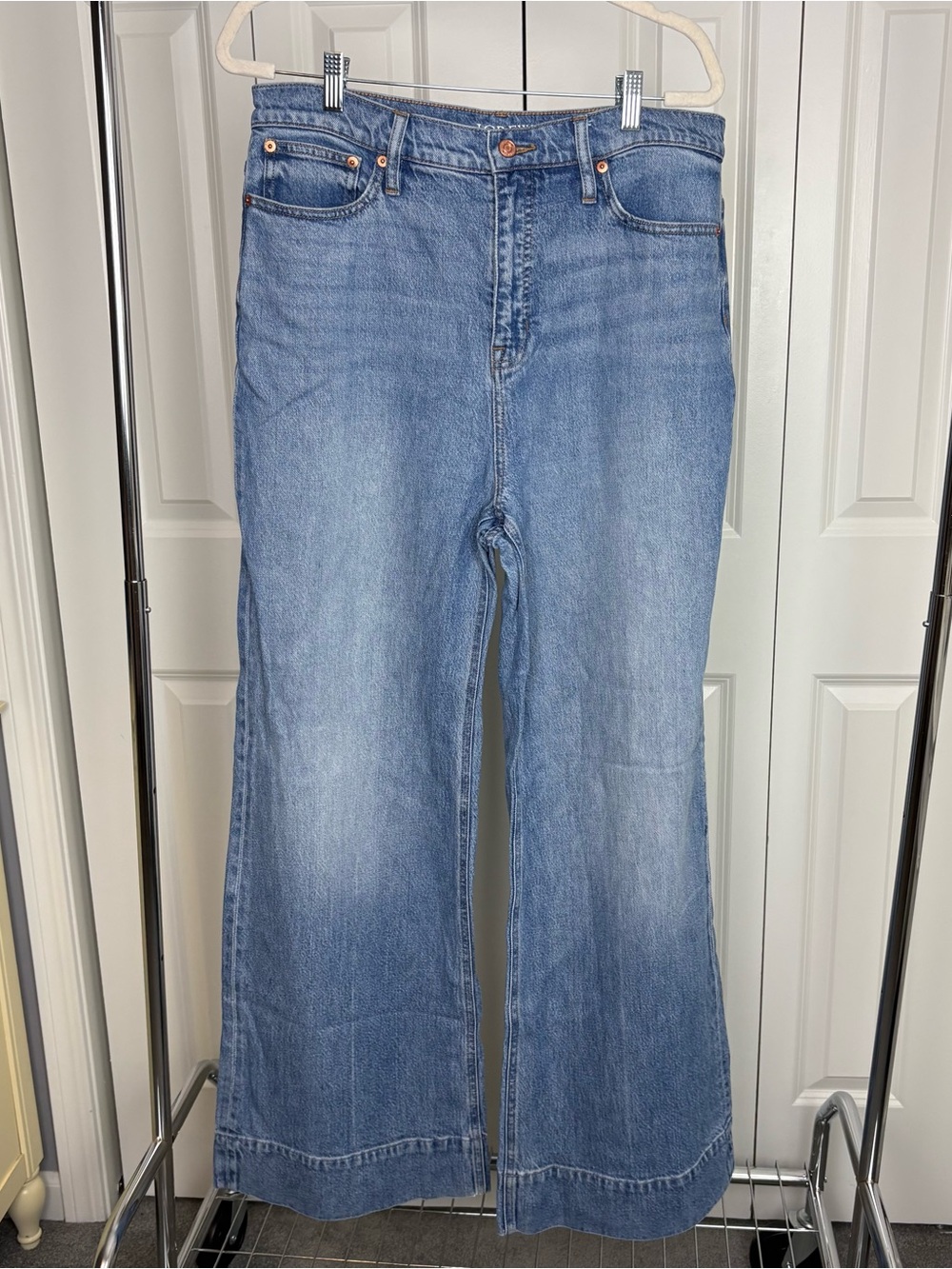 J.Crew wide leg, trouser jeans